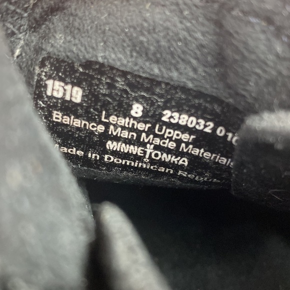 Minnietonka Black Suede Ankle Booties- Size 8 - Picture 7 of 12